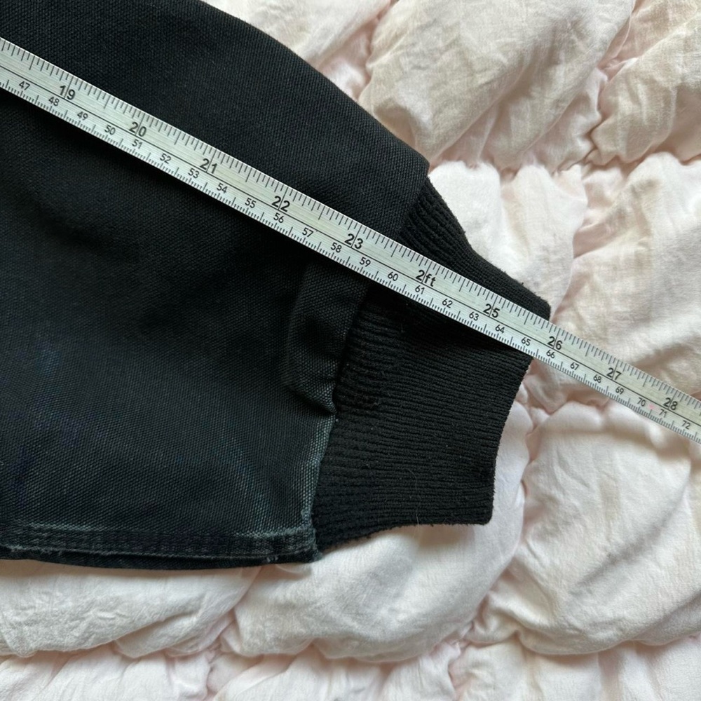 Vintage Carhartt Marlboro Jacket Embroidered Black Men’s Size 2XL Made In USA - Picture 4 of 8